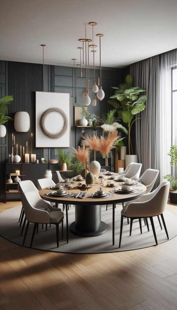 Modern Dining Table Decor Ideas